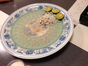 ふぐ刺し